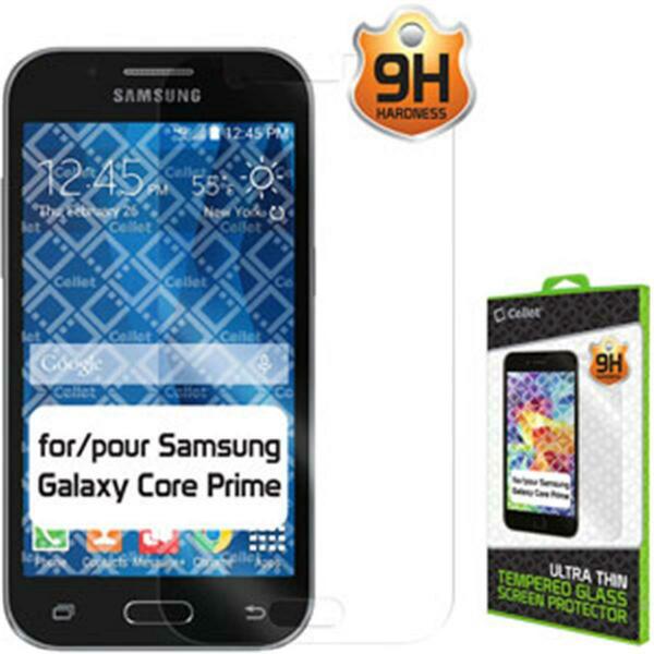 Cellet Premium Tempered Glass Screen Protector - Samsung Galaxy Core Prime SGSAMCP